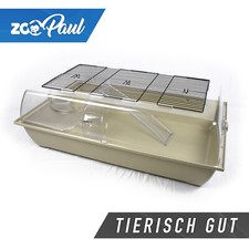 ZooPaul Hamsterkäfig XXL BIG ALEX 78x48x27cm beige Kleintier Käfig Maus Hamster