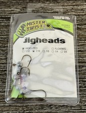 (5-Pk) Mister Twister Round Jigheads Unpainted 1/16 RJH16-5-U
