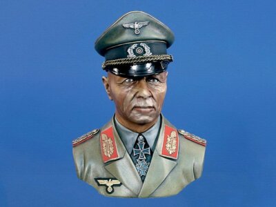Verlinden 1/4 German Field Marshal Erwin Rommel ''The Desert Fox'' Bust WWII 2798