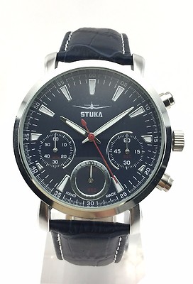 STUKA  BRAND, QUARTZE ANALOGUE CHRONOGRAPH METAL WATCHES- 17-02