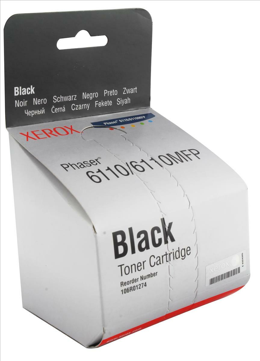 Genuine 106R01274 Xerox (Black) Toner Cartridge for Phaser 6110 A-