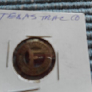 OLD TOKEN TEXAS TRAC 1920 NORTHERN TRAC. CO. FORT WORTH