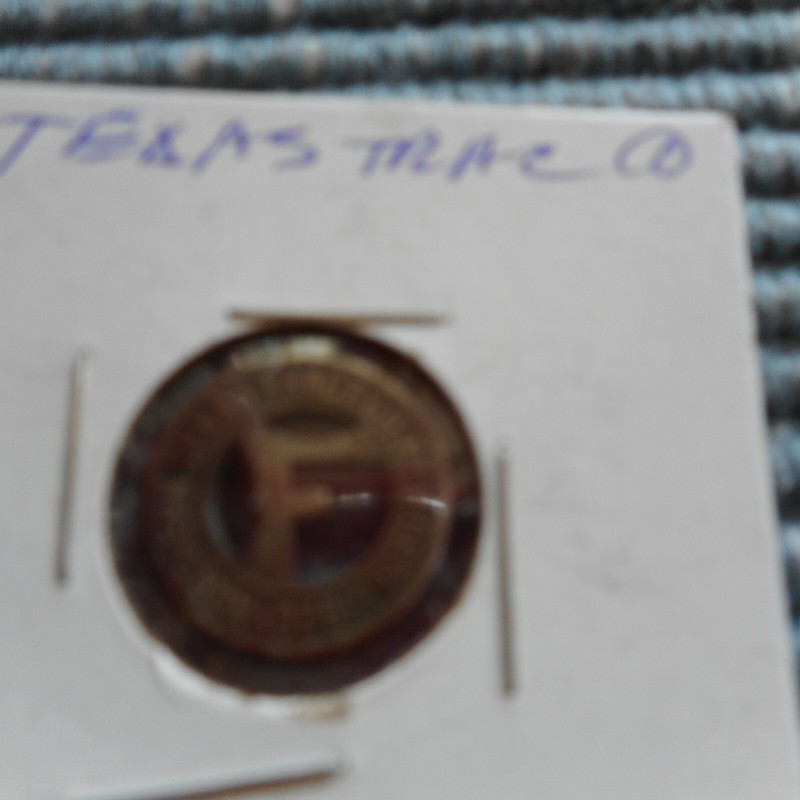 OLD TOKEN TEXAS TRAC 1920 NORTHERN TRAC. CO. FORT WORTH