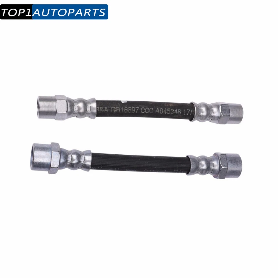 Juego de mangueras de línea de freno trasero unidad ABS L&R debajo del capó para BMW E39 525i 2001-2003 Foto 4 de 4