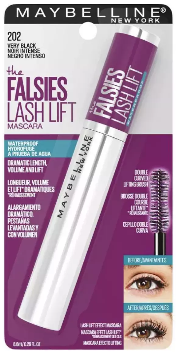 Maybelline The Falsies Lash Lift Waterproof Mascara, 202 Very Black | eBay