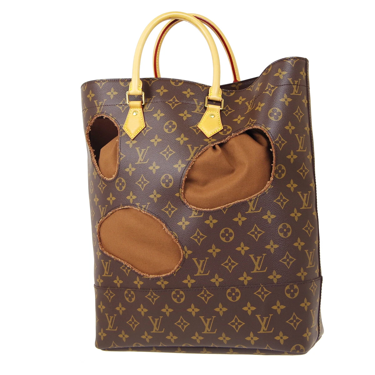 LOUIS VUITTON BAG WITH HOLES TOTE BAG SP4144 COMME DES GARCONS 