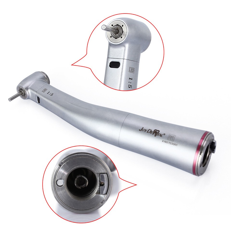 Joy Dental SJ1106100811C LED Brushless Electric Micromotor – 1:5 Increasing Handpiece, Contra Angle, Autochuck