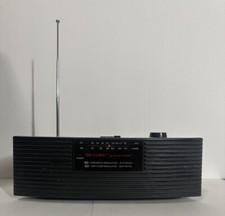 The Curve by Suntone AM/FM Radio Black Receiver Model: RR9900 Retro Styling