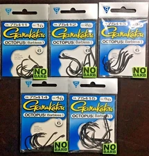 Gamakatsu  Pack Octopus No Barb Barbless  Hook Many Sizes Choose  One Price Ship