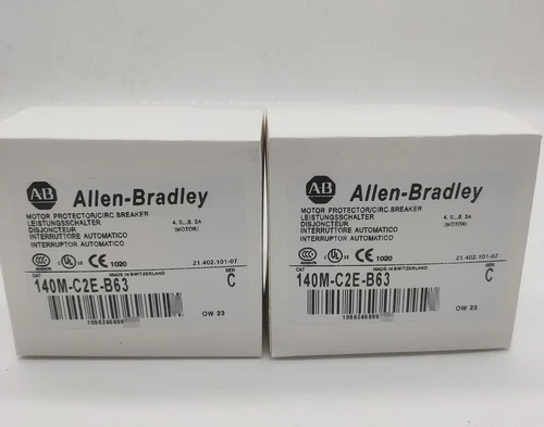 In Stock Newest In Box Original Allen-Bradley AB 140M-C2E-B63 Circuit Breaker - Bild 4 von 4