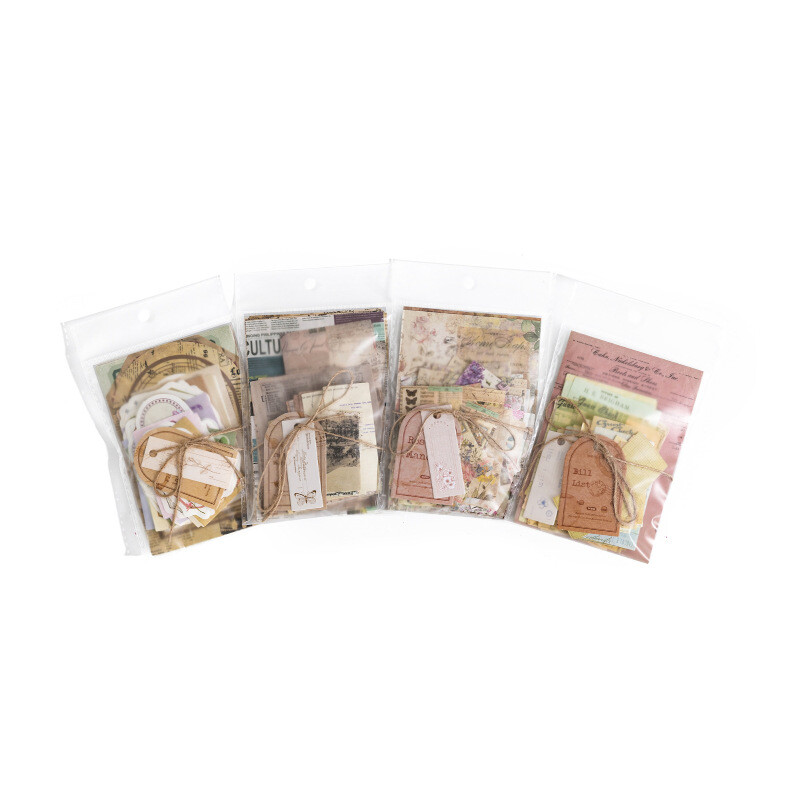 ジャンクジャーナル【no.152】 100Pcs Vintage Scrapbook Paper