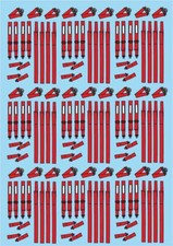 DECALS 1/24 REF HSR SAFETY HARNESS