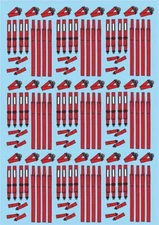 DECALS 1/24 REF HSR SAFETY HARNESS