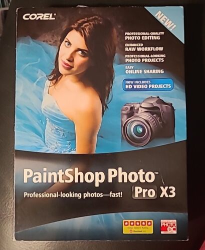 Corel Paintshop Photo Pro X3 for PC Windows 2009 Educational Edition - Picture 1 of 5