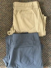 Weatherproof Vintage Men’s Performance Tech Pant Gray & Tan NWOT