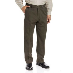 Download Haggar Men's Pants Heathered Cord Dress Khakis Flat Front ...