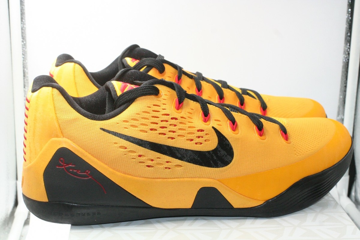 Nike Kobe IX EM Bruce Lee DS Sz 11 Receipt University Gold Black