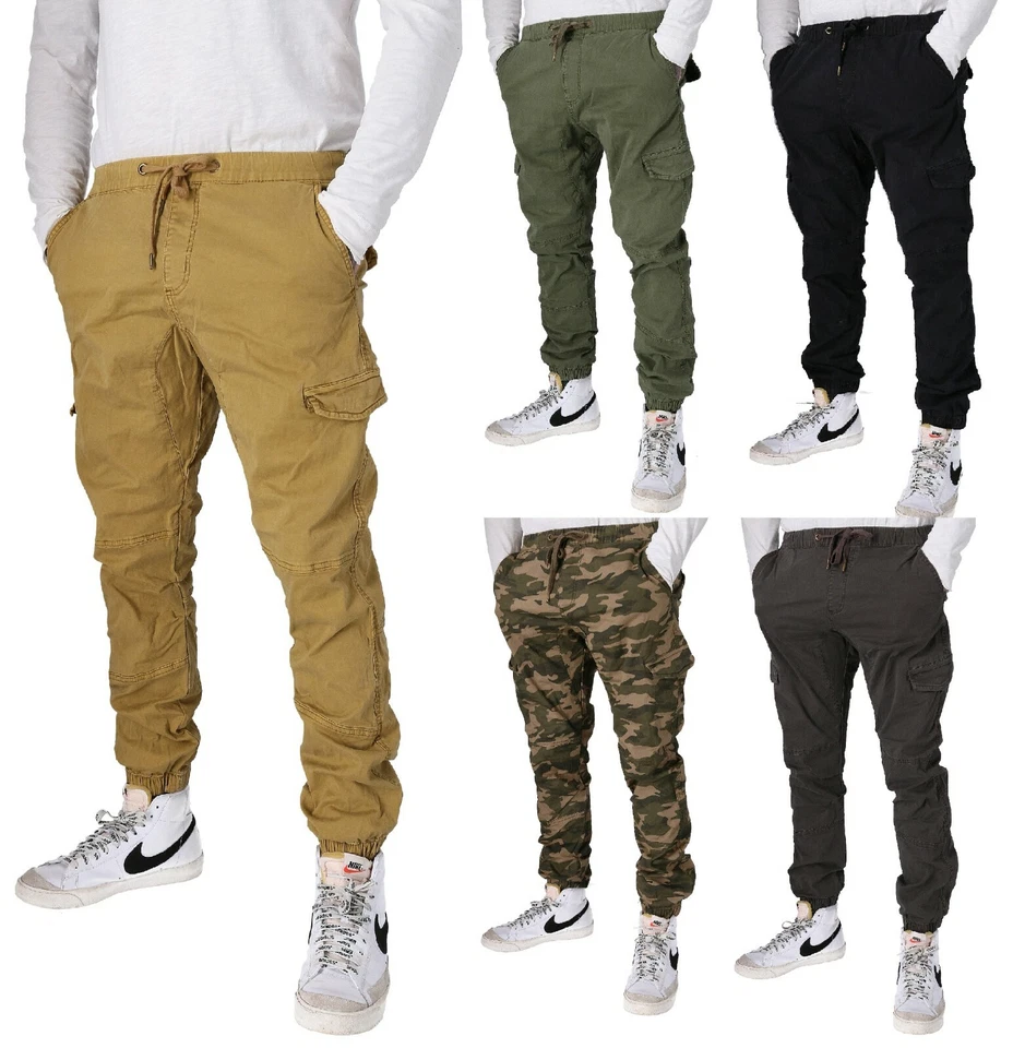 INDICODE Herren Cargo Hose Levi Cargohose Outdoorhose Slim Männer Freizeithose  - Bild 1 von 1