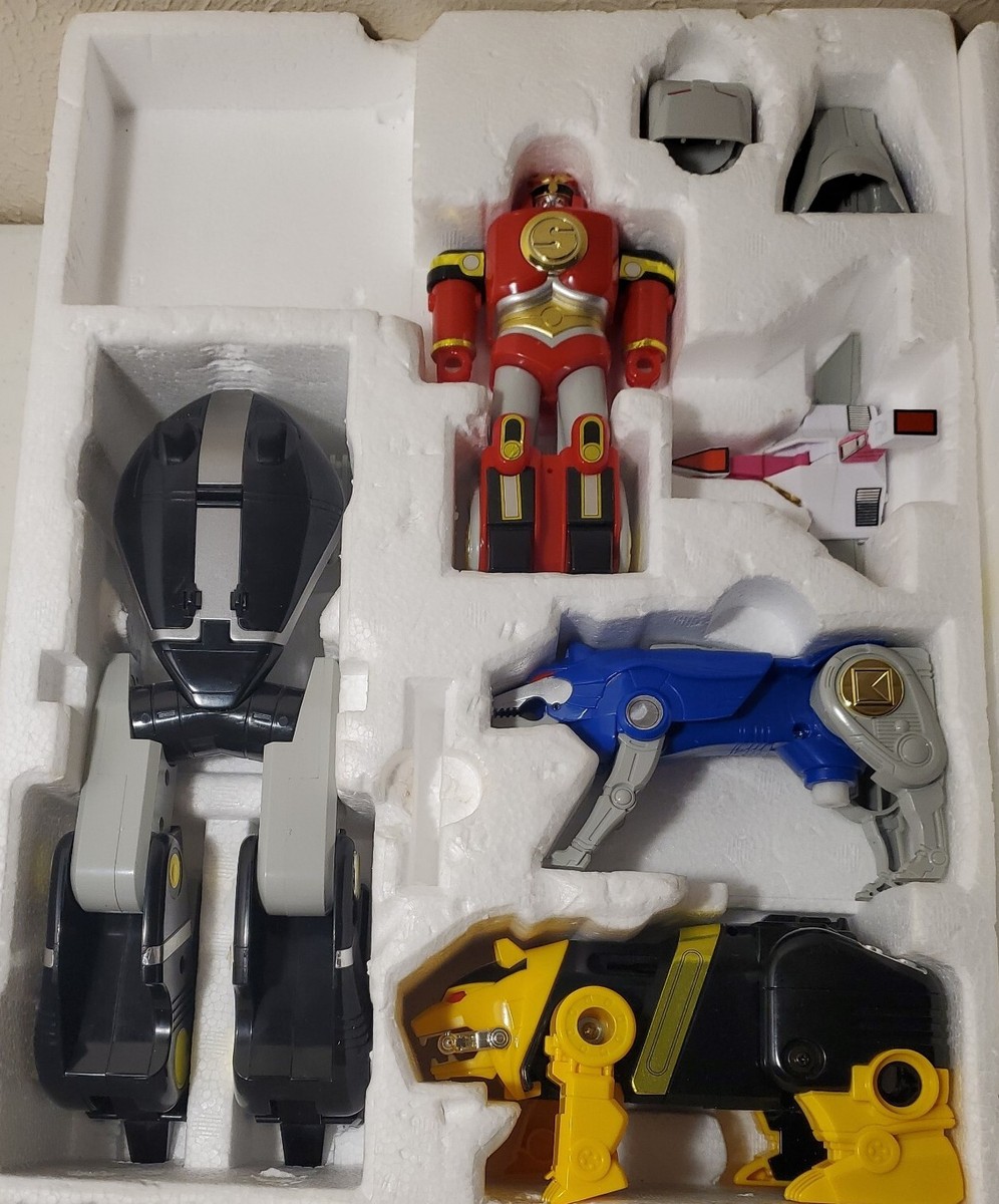 1996 MIGHTY MORPHIN POWER RANGERS DELUXE ZEO NINJA THUNDER