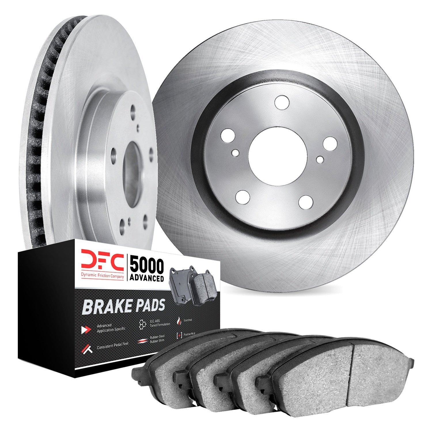 For BMW 640i xDrive Gran Coupe 14-19 DFC PRO-KIT 5000 Plain Rear Brake Kit