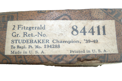 1939-1949 Studebaker Champion Front Wheel Inner Grease Seals PAIR