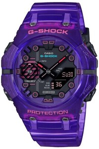 Casio G-Shock GA-B001CBRS-6A Bluetooth Smartphone Link pourpre/rose en résine Hommes
