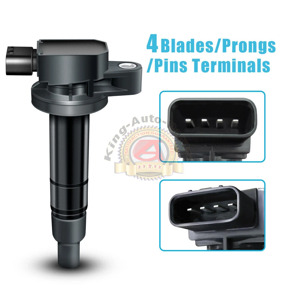 Ignition Coil & Iridium Spark Plug Set for Toyota Yaris Echo Prius xB 1.5L UF316 Foto 2 de 4