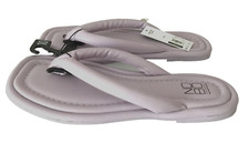 NOBO NO BOUNDARIES MEMORY FOAM Lavender Puffy Flip-Flop Sandals Sz 10
