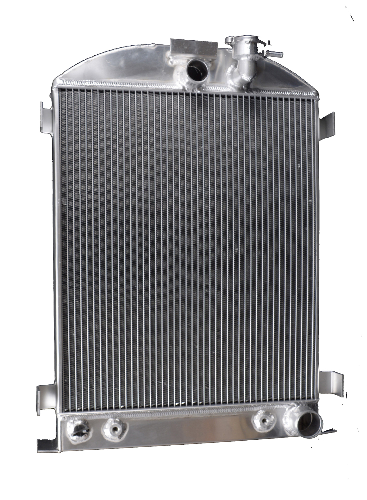 3ROWS Cooling Full All Aluminum Radiator Fit 1937-1938 Ford Chevy V8 ...