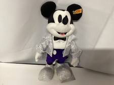 Disney 100 Years of Wonder Platinum Anniversary Mickey Mouse Plush Steiff NEW