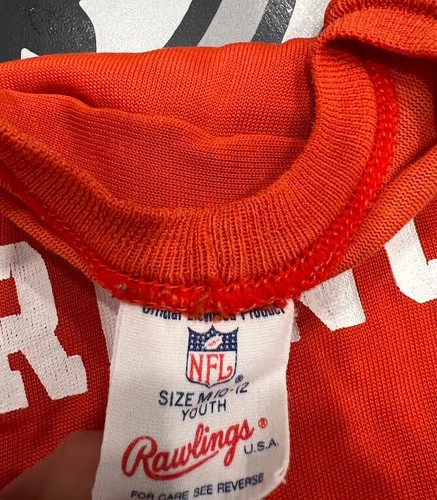 Vintage Kids Boys Denver Broncos NFL Football Rawlings Sports Jersey Medium - Picture 5 of 6