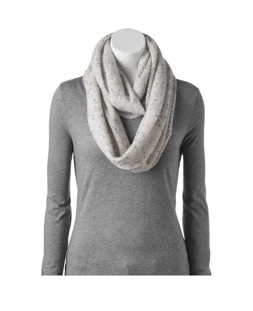 black cashmere infinity scarf