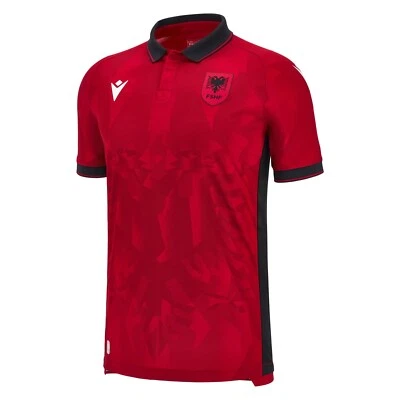 Macron Albanien Heimtrikot 2023/2024 (Original Trikot EURO2024) 2XL 3XL 4XL 5XL