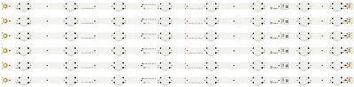 6stk LED-Streifen für Philips UDULED0GS065 55W8S1P FW55R70F FW55C87F FW55C78F