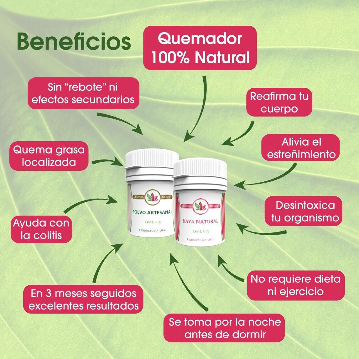Baya Natural 🌰 PURE HEALTH Semilla De Brasil Orgánica