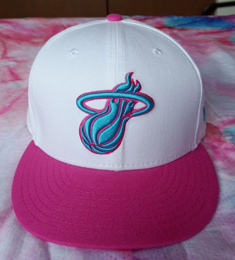 Miami Heat New Era Vice City 59FIFTY Fitted Hat - Black/Teal