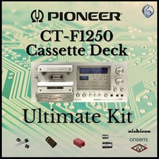 Pioneer CT-F1250 Cassette Deck Ultimate Upgrade Kit Genuine Parts Restoration