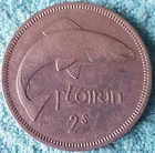 Irish Two Shilling Florin pre-decimal coin