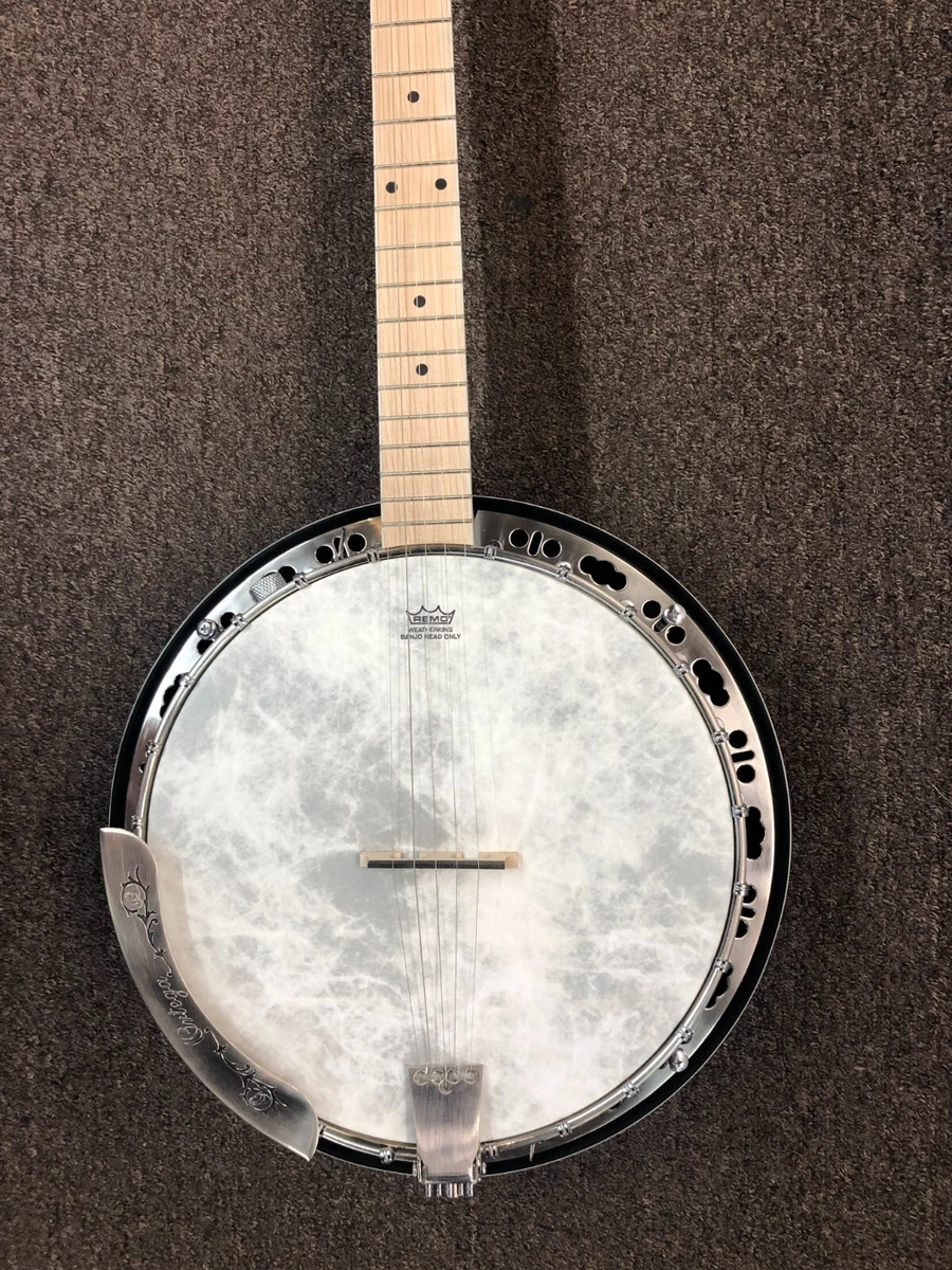 Ortega OBJE400TBL Falcon 5 String Acoustic Electric Banjo Trans