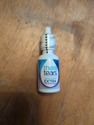  Thera Tears Extra Dry Eye Lubricant Drops ~ 0.5 FL OZ ~EXP 8/26 ~SEALED