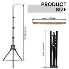 Wood Bird Branch Stand Adjustable Foldable Parrot Training Perch