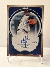 2026 Topps Tier One CC Sabathia Prime Performers Autograph Card /75 Yankees Auto