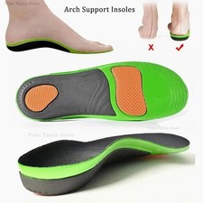 Orthotic Shoe Insoles Inserts Flat Feet High Arch Support For Plantar Fasciitis.
