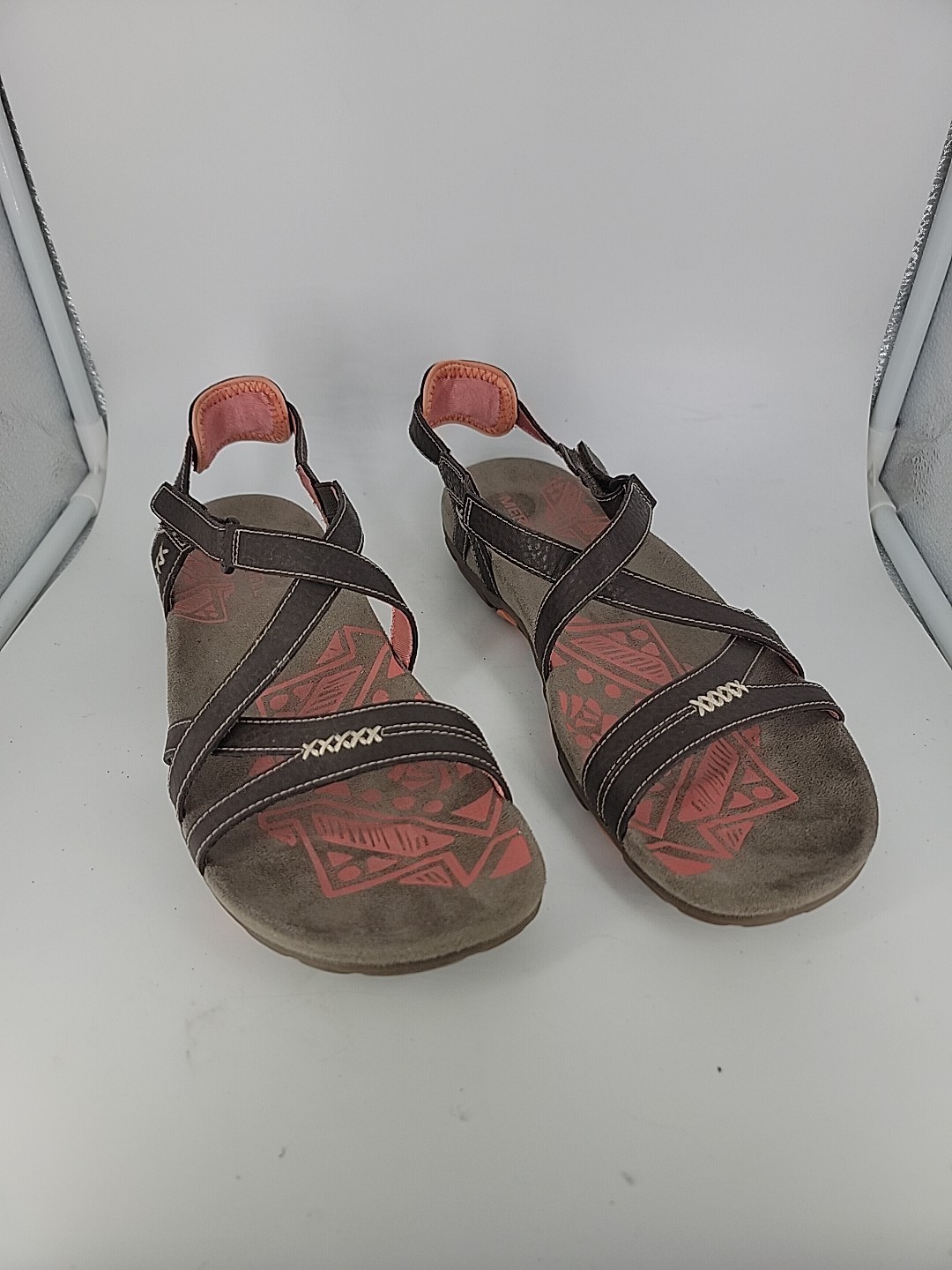 Merrell sandali donna 9 sabbia corallo cacao cinturino performance