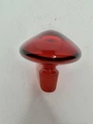 Vintage MCM Blenko Glass 6630L Stopper In Tangerine  (Stopper Only)
