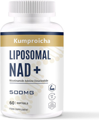 Liposomal NAD+ 500Mg with TMG 250Mg Softgels, Actual NAD+ Supplement for Cellula
