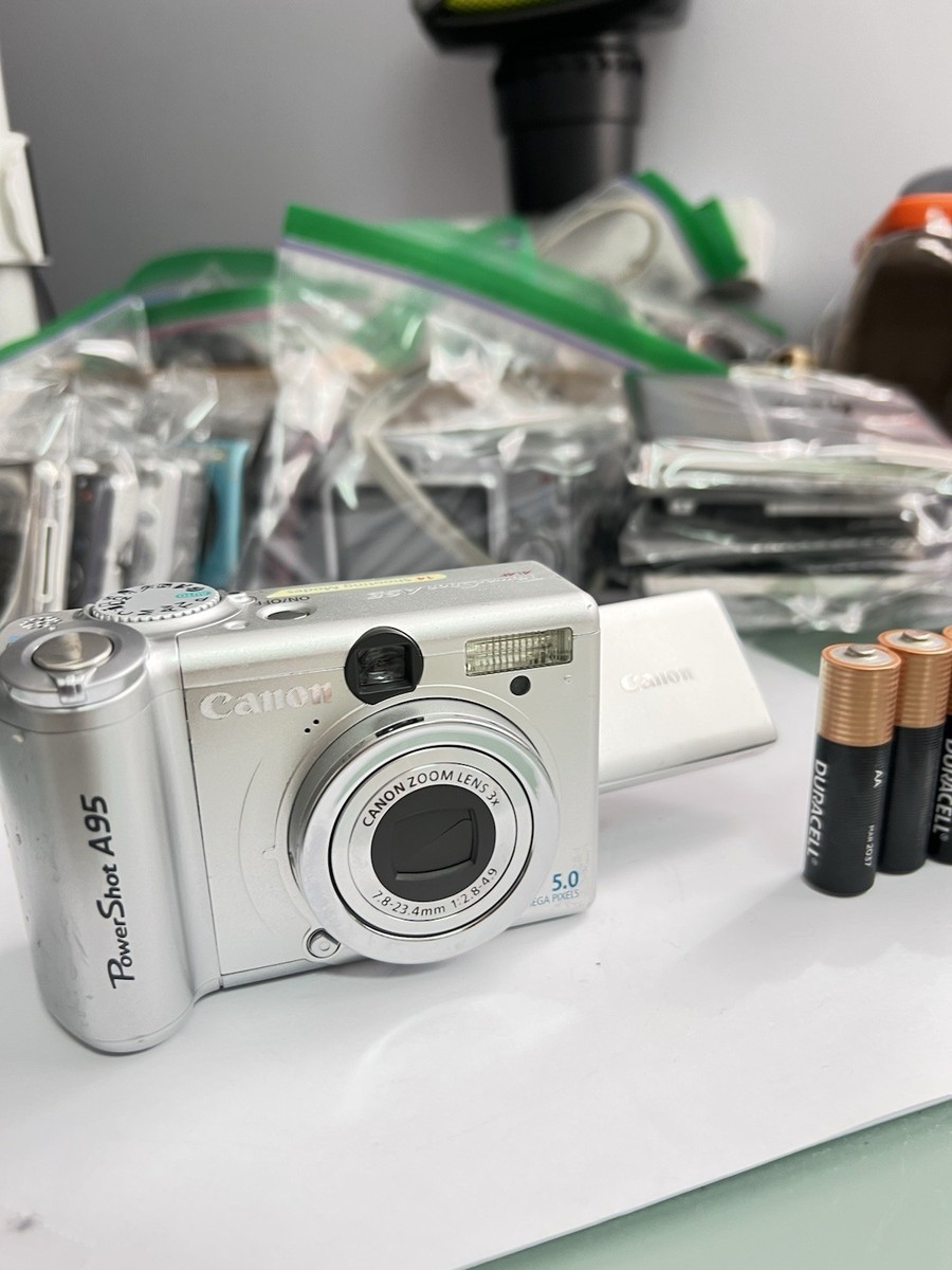 Canon PowerShot A95 Silver 5.0mp Digital Camera | eBay