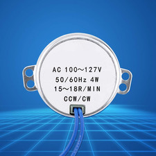 Synchronous Motor 101 Ac 100-127v 4w 5060hz Ccw Cw Geared Motor 15-18rpm For