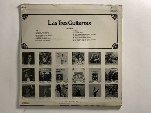 TESORO MIO LAS TRES GUITARRAS ANSONIA NYC RARE LATIN LP SEALED! - Picture 2 of 2