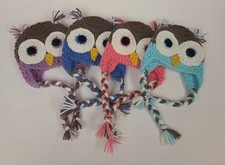 Newborn Baby Boy Girl OWL Hat Ear Flap Crochet New FREE SHIP